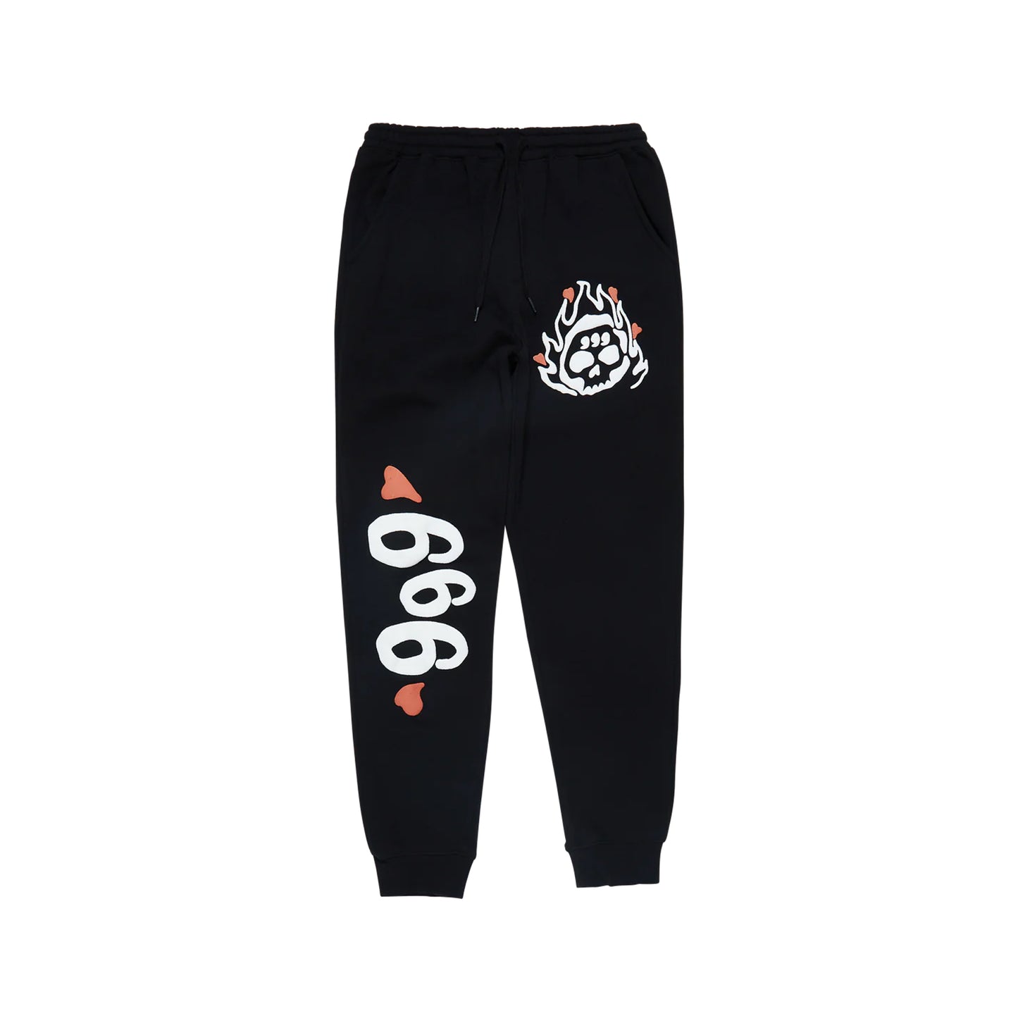 999 BURNING HEARTS SWEATPANTS