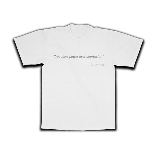 999 CLUB POWER OVER DEPRESSION TEE